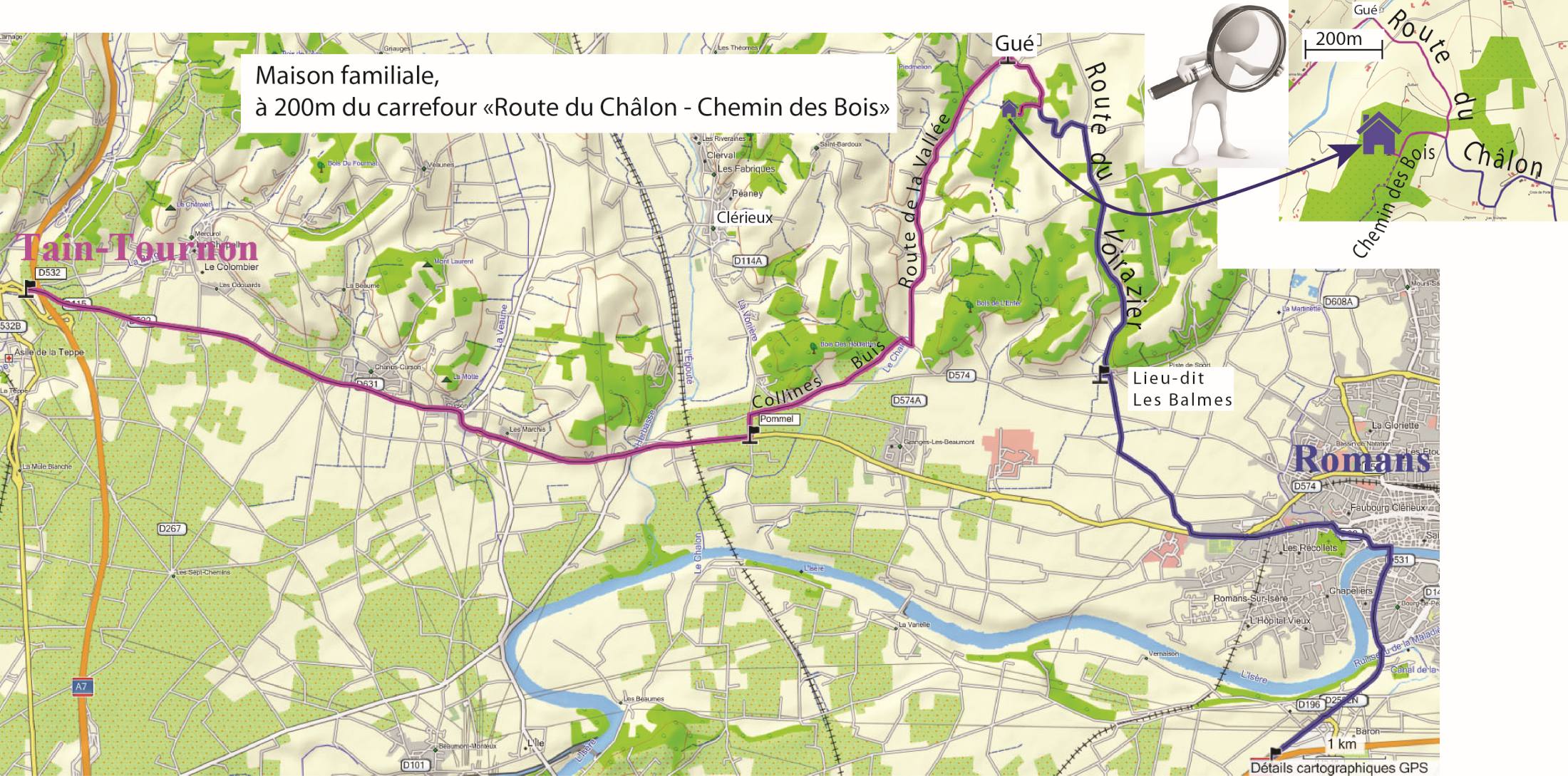 Carte Les Balmes